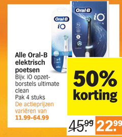  braun oral-b electrische tandenborstel opzetborstel 4 50 oral b elektrisch poetsen opzet borstels ultimate clean pak stuks varieeren 