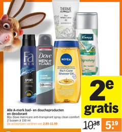  2 55 150 dermatologisch proven fa dove men care therme zen white lotus shower satin kneipp microplastic free formula nivea nourrissant huile douche oil natural oils refreshing mint eucalyptus menthe lichaam geest le corps sport vitalizing scent deodorant bodyspray aluminium salts without clean comfort 1 4 moisturiser protection anti anti-perspirant transpirant protecting vitamins healthy sion haut re cool 200ml merk bad doucheproducten spray bussen ml varieeren 