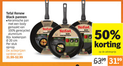  20 50 100 tefal black pannen keramische pan body gemaakt gerecycled aluminium koekenpan cm stuk varieeren all eco induction recycled 20x 