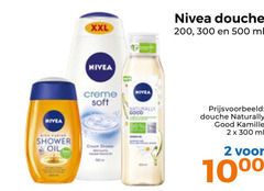  2 200 300 500 nivea farine shower oil douche xxl ml creme soft naturally good cream kamille 10 