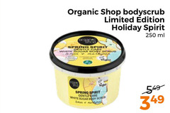  250 organic shop bodyscrub limited edition holiday spirit ml spring gentle care white sugar 