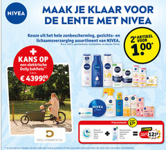  2 10 50 100 300 750 nivea klaar lente zonbescherming gezichts lichaamsverzorging assortiment kans elektrische dolly bakfiets t.w.v. geschenksets multipakken douche ml new men artikel soft cremes tin cellular hydraterende essentials ontvangt 2e kassabon code kruidvat.nl vul 