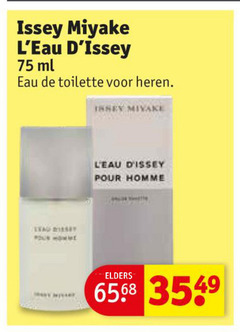  issey miyake ml eau toilette heren pour homme elders 