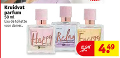  50 kruidvat parfum ml eau toilette dames happy relax energy 