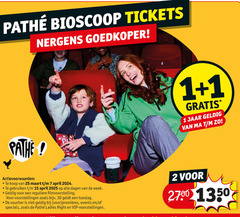  1 2 7 15 25 bioscoop tickets goedkoper pathe jaar gebruiken dagen week reguliere filmvoorstelling voorstellingen 3d toeslag voucher ladies night vip 