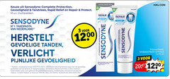  1 3 2007 sensodyne protection gevoeligheid tandvlees rapid relief repair protect multipakken tandpasta nederland herstelt gevoelige tanden verlicht pijnlijke omzet mat p10 beschermende laag gedeeltes tand 2x poetsen medisch hulpmiddel lees gebruik trademarks owned licensed by nl ml 