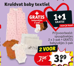  1 2 3 kruidvat baby textiel babysokjes pak scan kaart spuugdoekjes 2x 