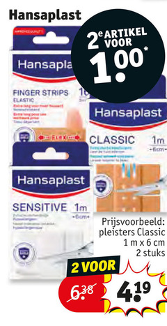  1 2 6 10 100 638 hansaplast finger strips elastic artikel sensitive classic pleisters cm stuks 