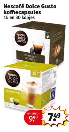  nescafe dolce gusto capsules 15 30 koffiecapsules kopjes espresso intenso 