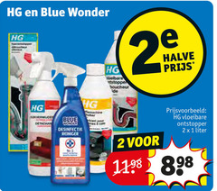  1 2 hg blue wonder vloeibare ide halve desinfectie ontstopper liter 