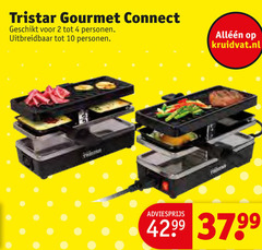  2 4 10 tristar gourmet connect personen uitbreidbaar kruidvat.nl 