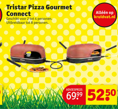  2 4 8 tristar pizza gourmet connect personen uitbreidbaar kruidvat.nl 