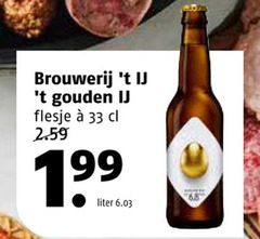  brouwerij t ij speciaalbieren 33 65 gouden flesje liter 