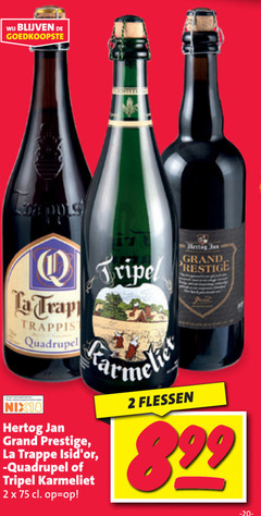  hertog jan la trappe karmeliet speciaalbieren 2 10 25 tripel trap trappist quadrupel grand prestige jaar alcohol tabak nix18 trappen flessen 