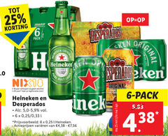  desperados heineken blikjes bier speciaalbieren 1 6 18 25 draaidop pack walt nix18 jaar alcohol legitimatie 5 9 33 original malt honneur varieeren 4 7 