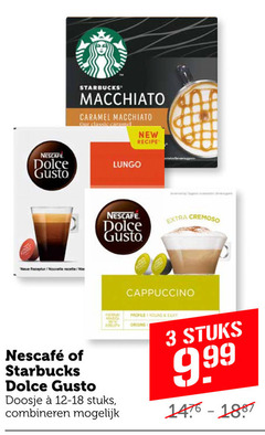  nescafe starbucks dolce gusto capsules 3 macchiato caramel classic new recipe lungo nouvelle cremoso cappuccino profile round sky arabica origins doosje stuks combineren 