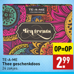  te-a me thee 24 tea for every treats geschenkdoos zakjes 