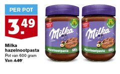  600 pot milka hazelnootpasta family pack 