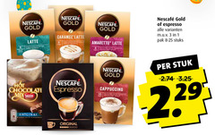  nescafe oploskoffie 1 3 8 10 25 gold latte meridol high ingredients caramel hot chocolate mix nestle espresso original amaretto pak stuks stuk cappuccino 