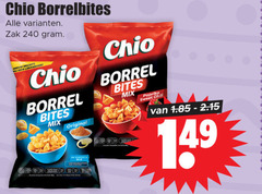  chio borrelnootjes 240 borrelbites zak borrel bites mix original sweet chill 