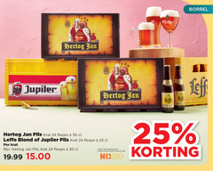  hertog jan leffe jupiler krat bier 18 24 25 30 borrel effe blonde blond bloc jaar legitimatie alcohol tabak nix18 pils 