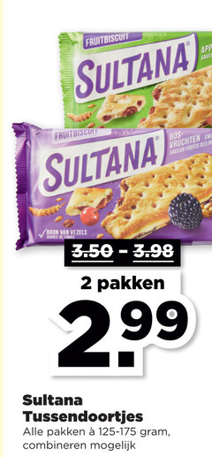  2 fruitbiscuit sultana saveur bos vruchten fruits des vezels pakken tussendoortjes 125-175 combineren 