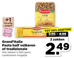  2 50 500 1 zegel plantjes fusilli volkoren spaghetti tradizionale zakken pasta combineren 