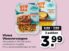  2 11 15 proteine shoarma favoriet vegetarische kaas schnitzel say cheese morelife vivera vleesvervangers pakken combineren tofu 3.99 