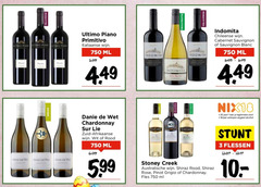  3 9 18 25 750 stevig ultimo piano primitivo italiaanse wijn ml droog fris fruitig chileense cabernet sauvignon blanc jaar legitimatie alcohol wet dane chardonnay zuid afrikaanse wit rood 5.99 stoney creek australische shiraz rose pinot grigio fles flessen 