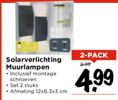  2 solarverlichting montage schroeven stuks cm pack 