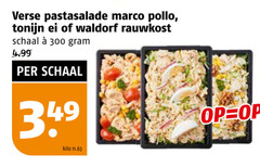  300 verse pastasalade marco pollo tonijn ei waldorf rauwkost schaal kilo 