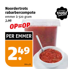  noordertrots rabarbercompote emmer kilo noorder trots 