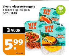  3 vivera vleesvervangers kilo v.a. oosterse vega vegetarische kaas schnitzel 