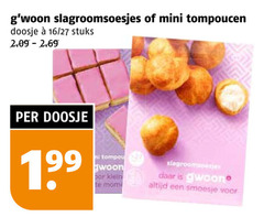  tompoucen slagroomsoesjes mini doosje 16 27 stuks klein gwoon 