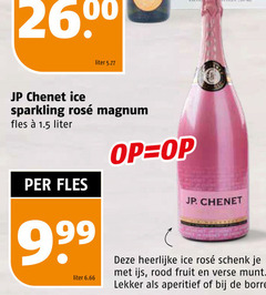  liter chenet ice sparkling rosee magnum fles 99 schenk ijs rood fruit verse munt aperitief borrel 