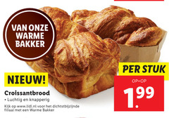  warme bakker knapperig www.lidl.nl filiaal stuk 