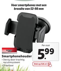  smartphones breedte mm ultimate speed smartphonehouder stevig draaibaar stuk 5.99 lidl.nl 