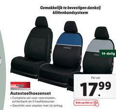  5 14 bevestigen klittenbandsysteem carbo delig ultimate speed autostoelhoezenset voorstoelen achterbank hoofdsteunen stoelen lidl.nl 