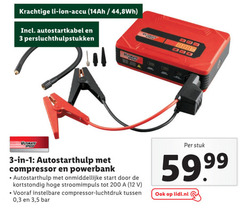  1 3 12 200 ion accu 44 ultimate speed autostarthulp compressor powerbank start kortstondig instelbare luchtdruk 5 bar stuk 99 lidl.nl 