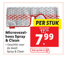  microvezel hoes spray clean dweil stuk lidl.nl 