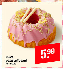  luxe paastulband stuk 5.99 