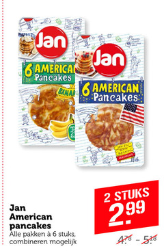  2 6 jan america pancakes banani american germany pakken stuks combineren recept vernieuwd 