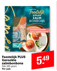  2 zalm bonbons pakket zalmbonbons feestelijk gerookte pak 