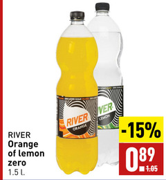  river orange lemon zero l range added sugar 