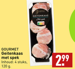  4 120 gourmet geitenkaas spek inhoud stuks go finest cuisine nutri score 