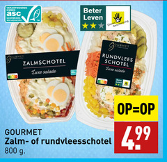  kweek gecertificeerd asc-aqua.org zalmschotel luxe salade beter leven dieren bescherming rundvlees schotel gourmet zalm rundvleesschotel 