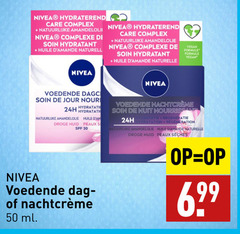  30 50 nivea hydraterend care complex natuurlijke hydratant huile amandelolie naturelle formule voedende jour peaux droge huid dag ml nuit nourrissant regeneratie hydratation seeches 