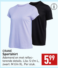  crane sportshirt ademend details lila l zwart xl stuk 