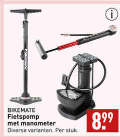  bikemate fietspomp manometer stuk 