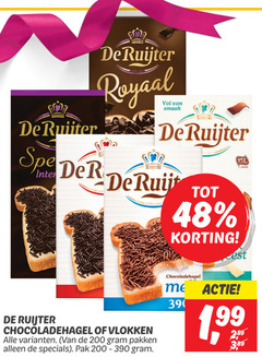  48 200 ruijter royaal ruit cacao chocoladehagel vlokken pakken pak 1 99 3 